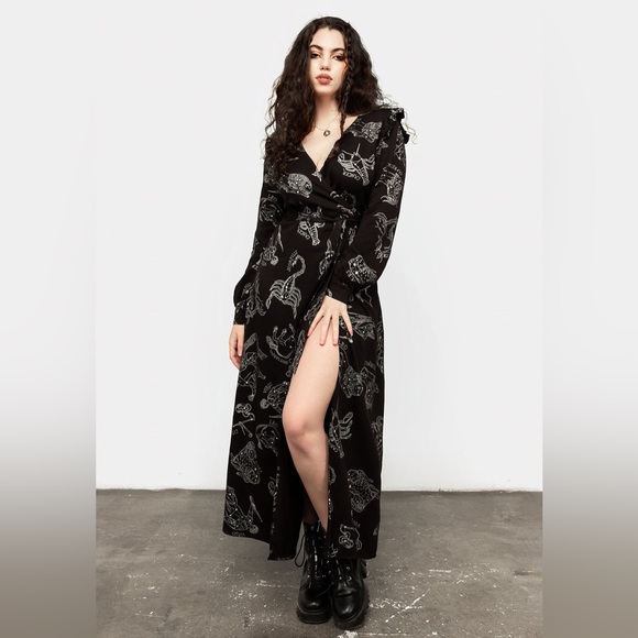 Disturbia Dresses & Skirts - Disturbia Zodiac Maxi Wrap Dress US 10 / UK 14